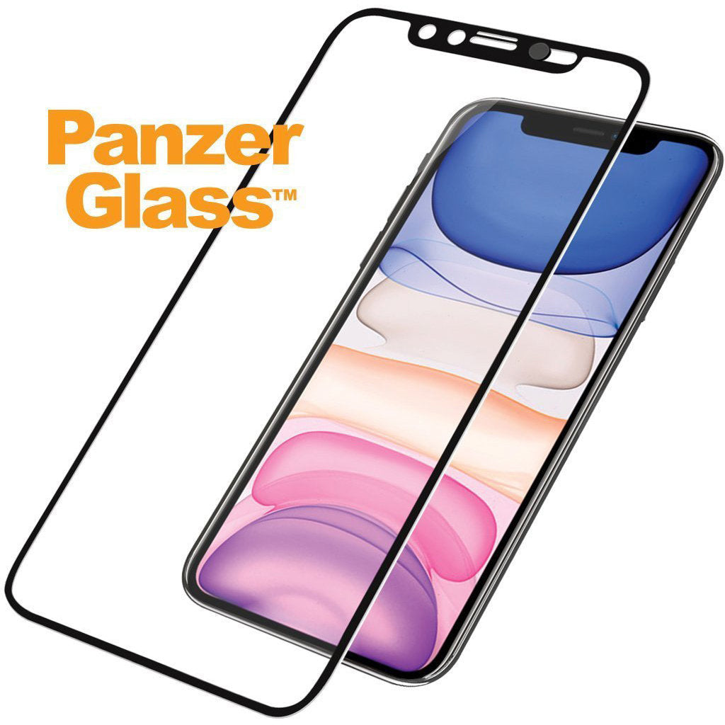 PanzerGlass Apple iPhone XR/iPhone 11 Black Camslider Case Friendly Privacy Glass