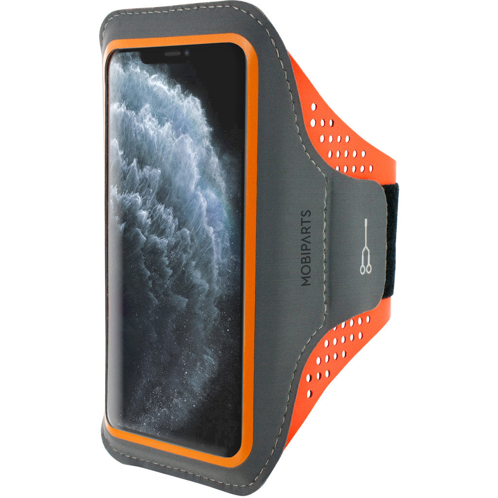 Mobiparts Comfort Fit Sport Armband Apple iPhone 11 Pro Max Neon Orange