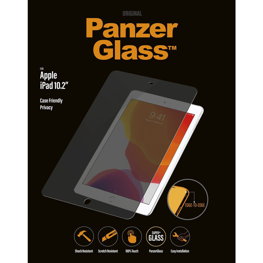 PanzerGlass Apple iPad 10.2 (2019) Case Friendly Privacy Glass