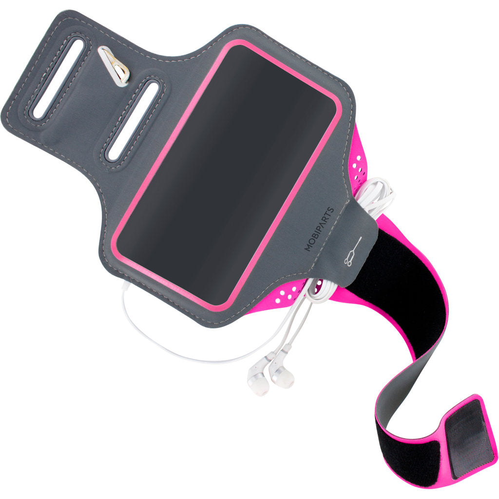 Mobiparts Comfort Fit Sport Armband Samsung Galaxy S20 Ultra 4G/5G Neon Pink