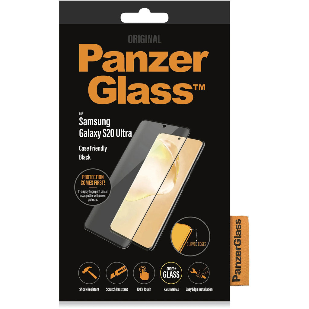 PanzerGlass Samsung Galaxy S20 Ultra Black CF Super+ Glass