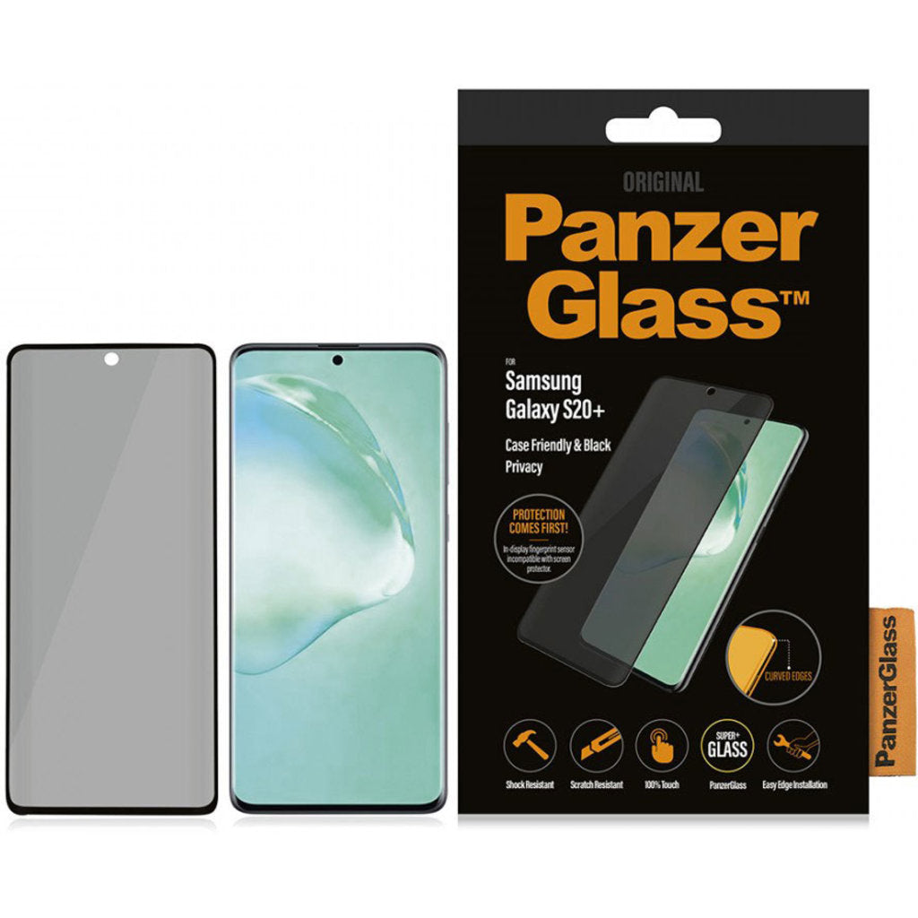 PanzerGlass Samsung Galaxy S20 Plus Black CF Privacy Glass
