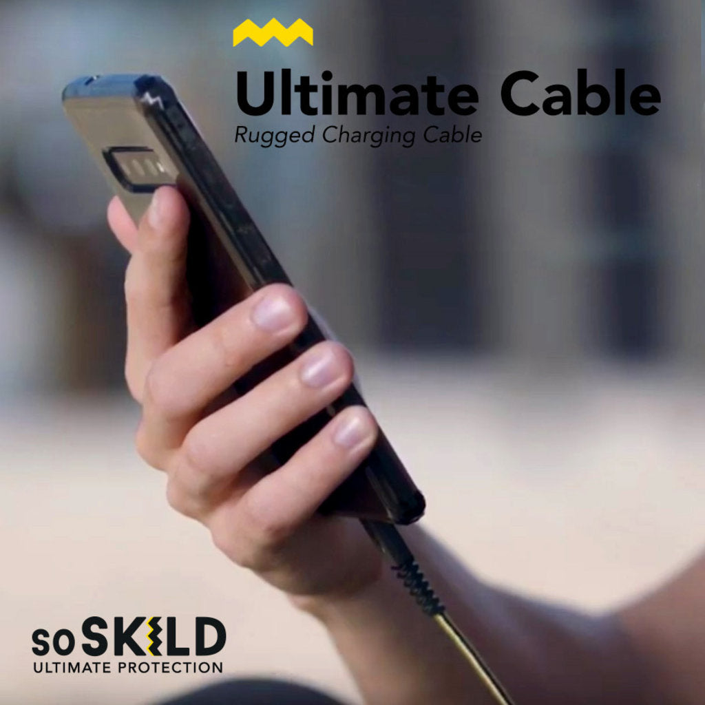 SoSkild Charging Cable Ultimate USB-A to Lightning 1.5m Black/Yellow