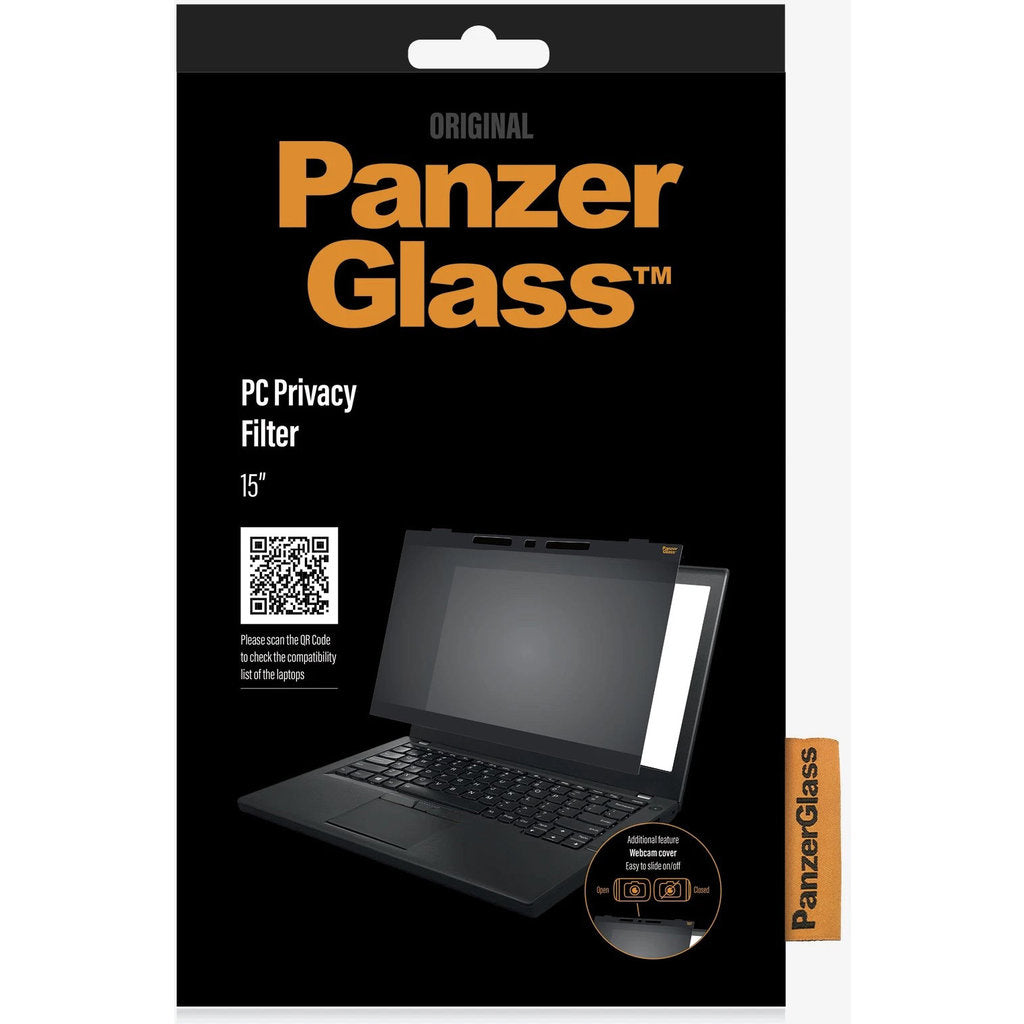 PanzerGlass Dual Privacy Filter Screenprotector 15-inch