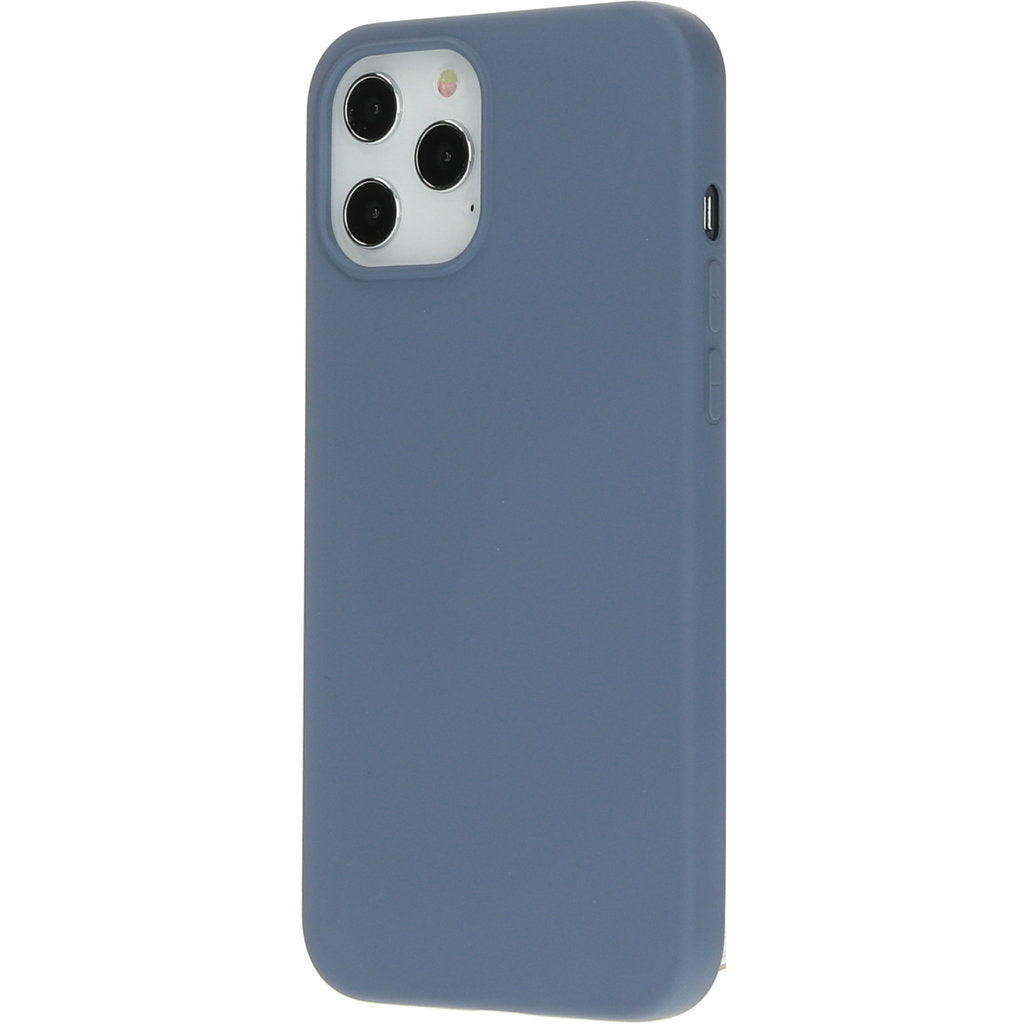 Mobiparts Silicone Cover Apple iPhone 12 Pro Max Royal Grey