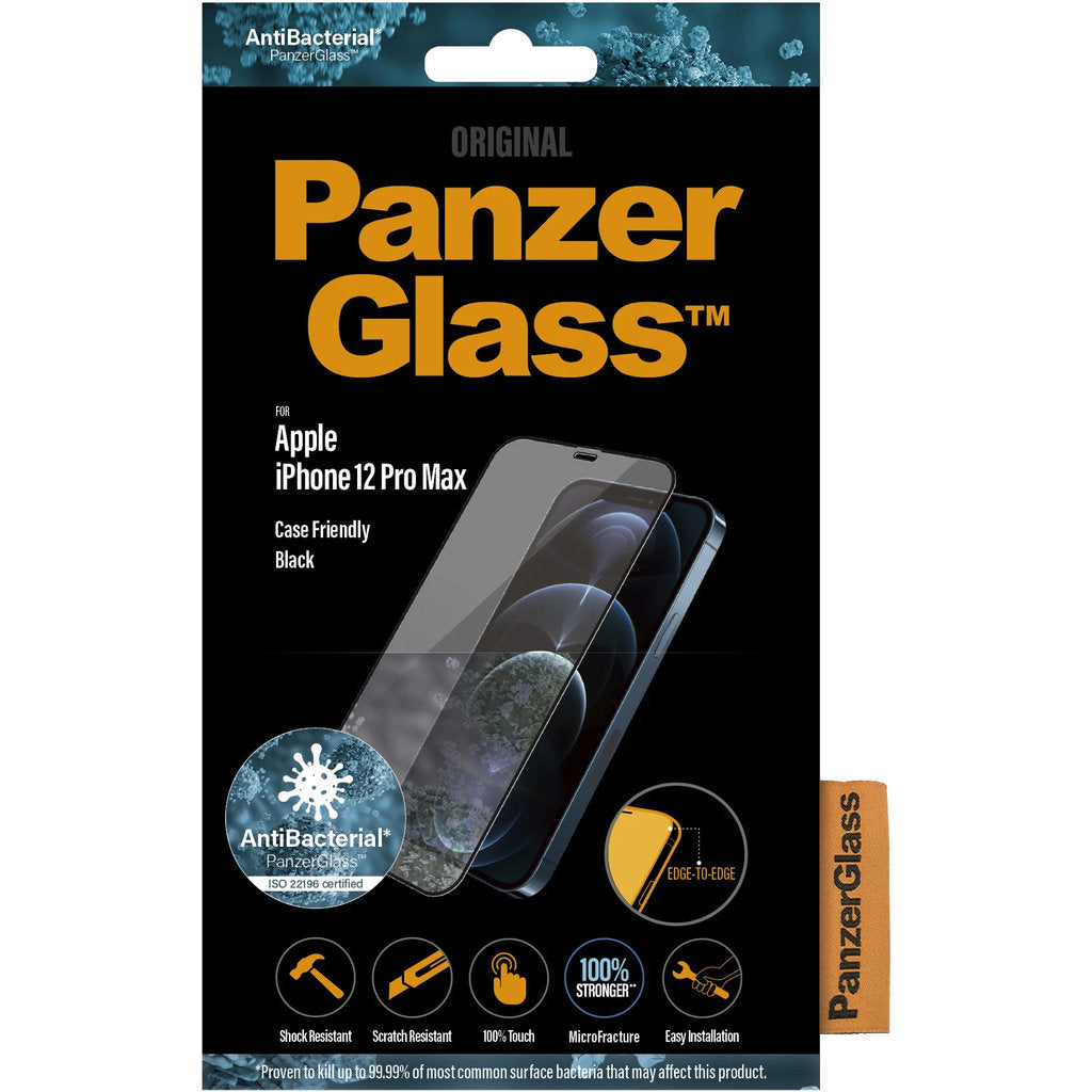 PanzerGlass Apple iPhone 12 Pro Max Black CF Super+ Glass