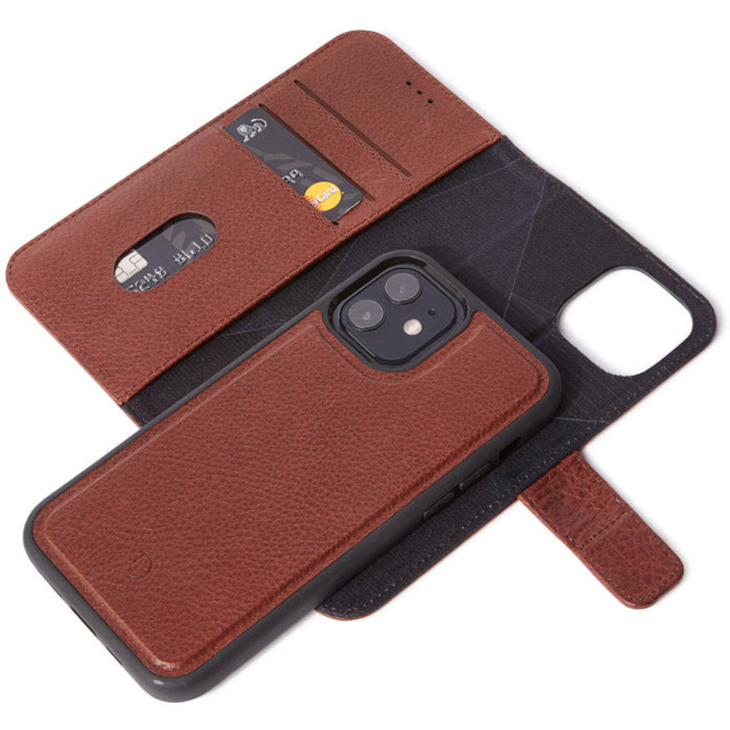 Decoded Leather Detachable Wallet Apple iPhone 12 / 12 Pro Brown