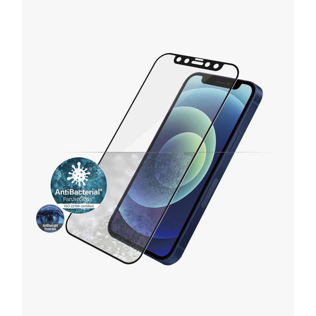 PanzerGlass Apple iPhone 12 Mini Black CF Anti-Bluelight Super+ Glass