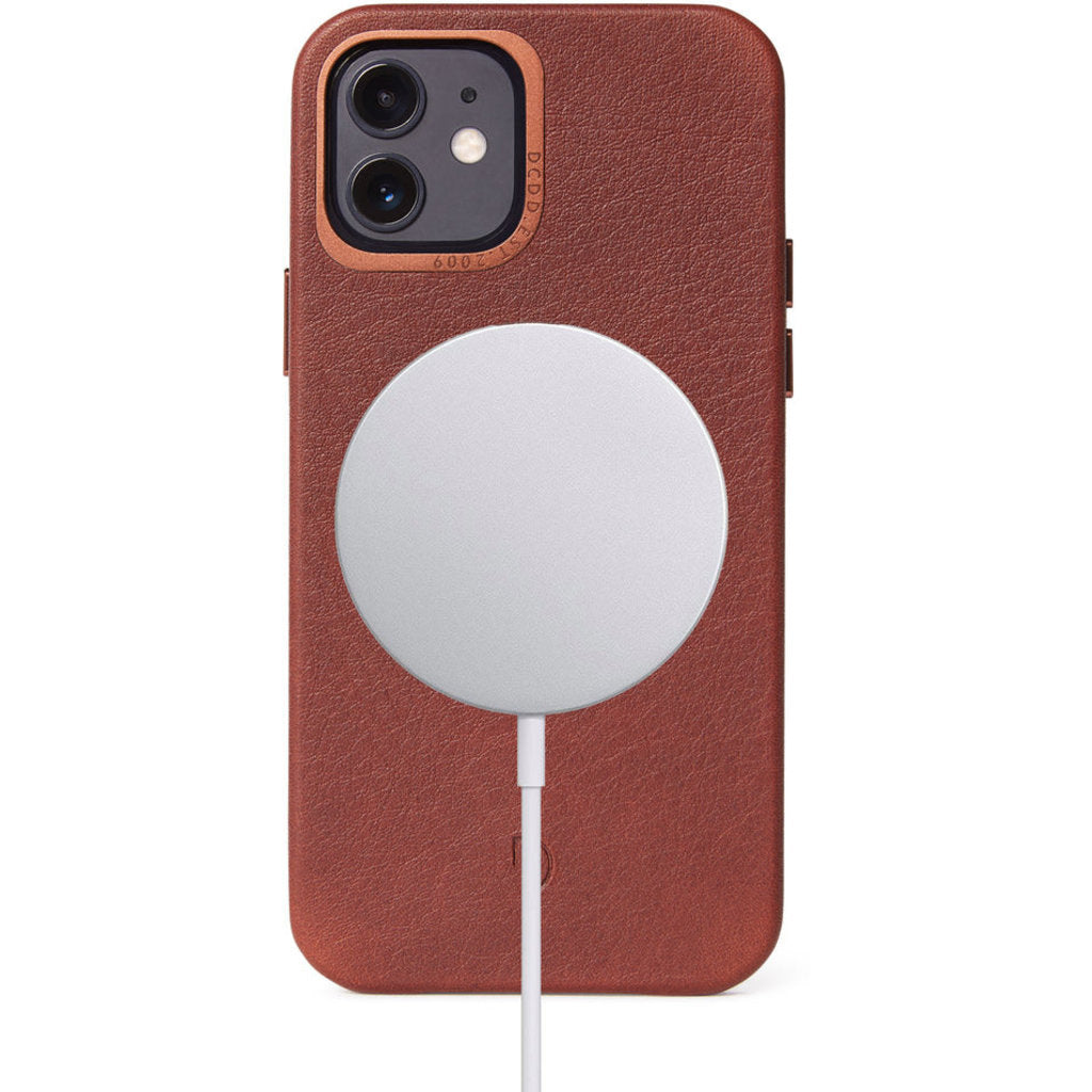 Decoded Leather Back Cover Apple iPhone 12 Mini Brown