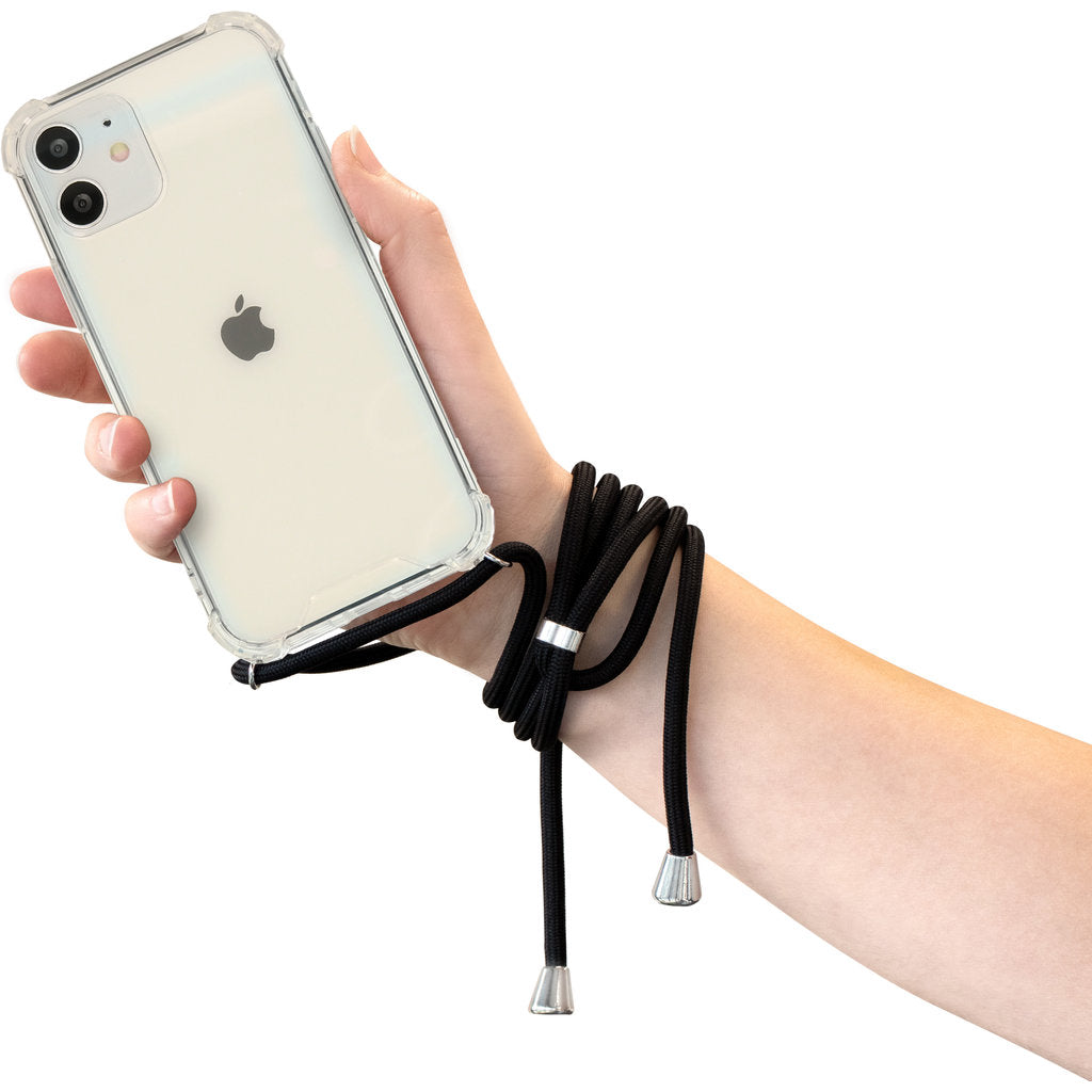 Mobiparts Lanyard Case Apple iPhone 12/12 Pro Black Cord