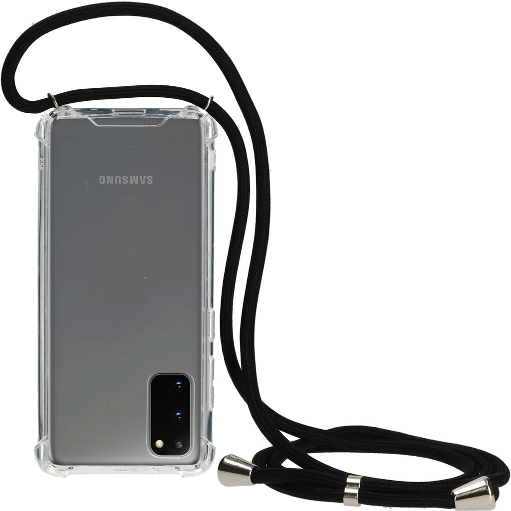 Mobiparts Lanyard Case Samsung Galaxy S20 4G/5G Black Cord