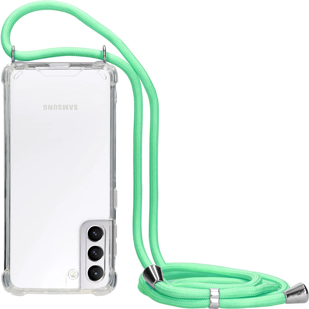 Mobiparts Lanyard Case Samsung Galaxy S21 Green Cord