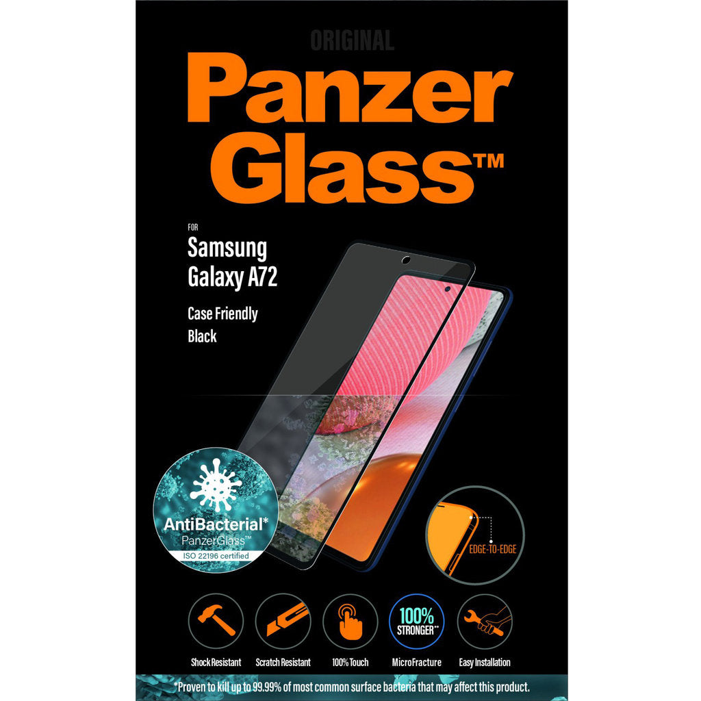 PanzerGlass Samsung Galaxy A72 4G/5G (2021) Black CF Super + Glass