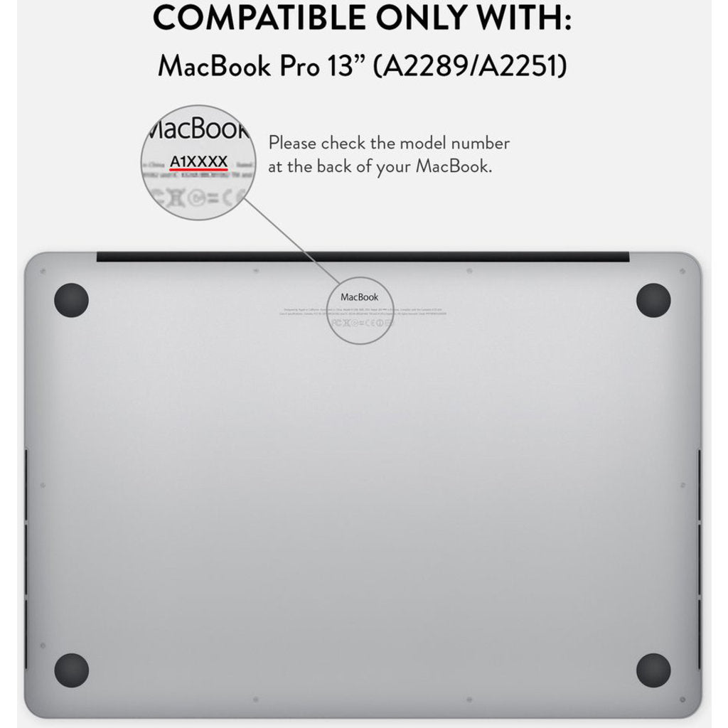 Burga Hard Case Apple Macbook Pro 13 inch (2020) - Purple Skies