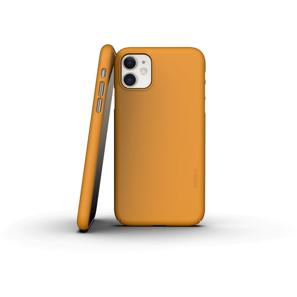 Nudient Thin Precise Case Apple iPhone 11 V3 Saffron Yellow