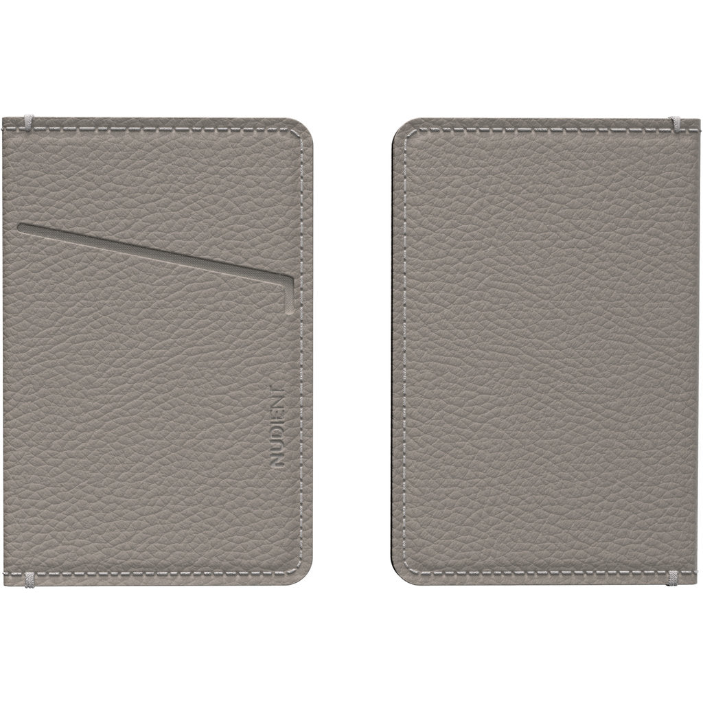 Nudient Card Holder Leather Clay Beige