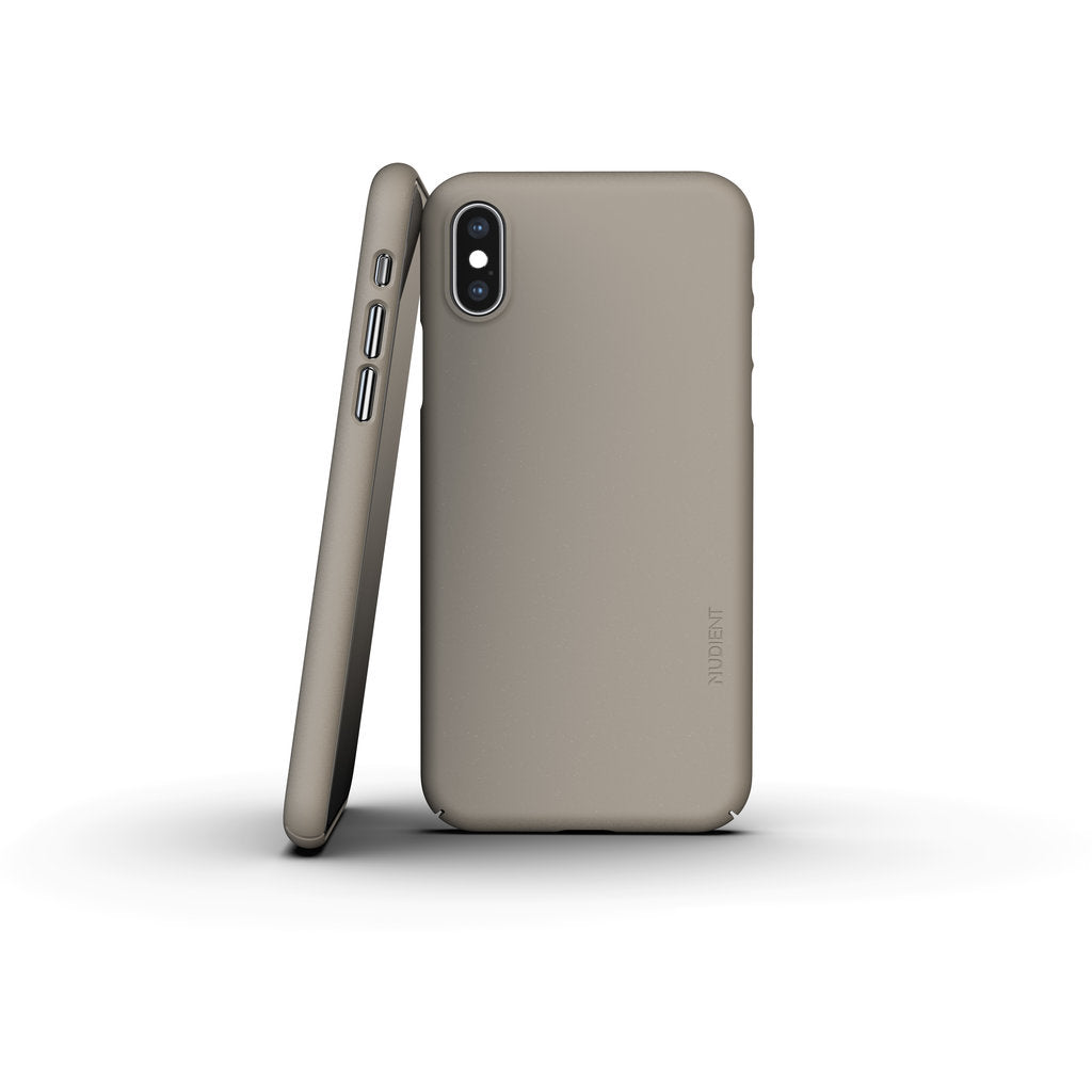 Nudient Thin Precise Case Apple iPhone XS V3 Clay Beige