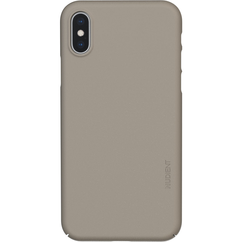Nudient Thin Precise Case Apple iPhone XS V3 Clay Beige