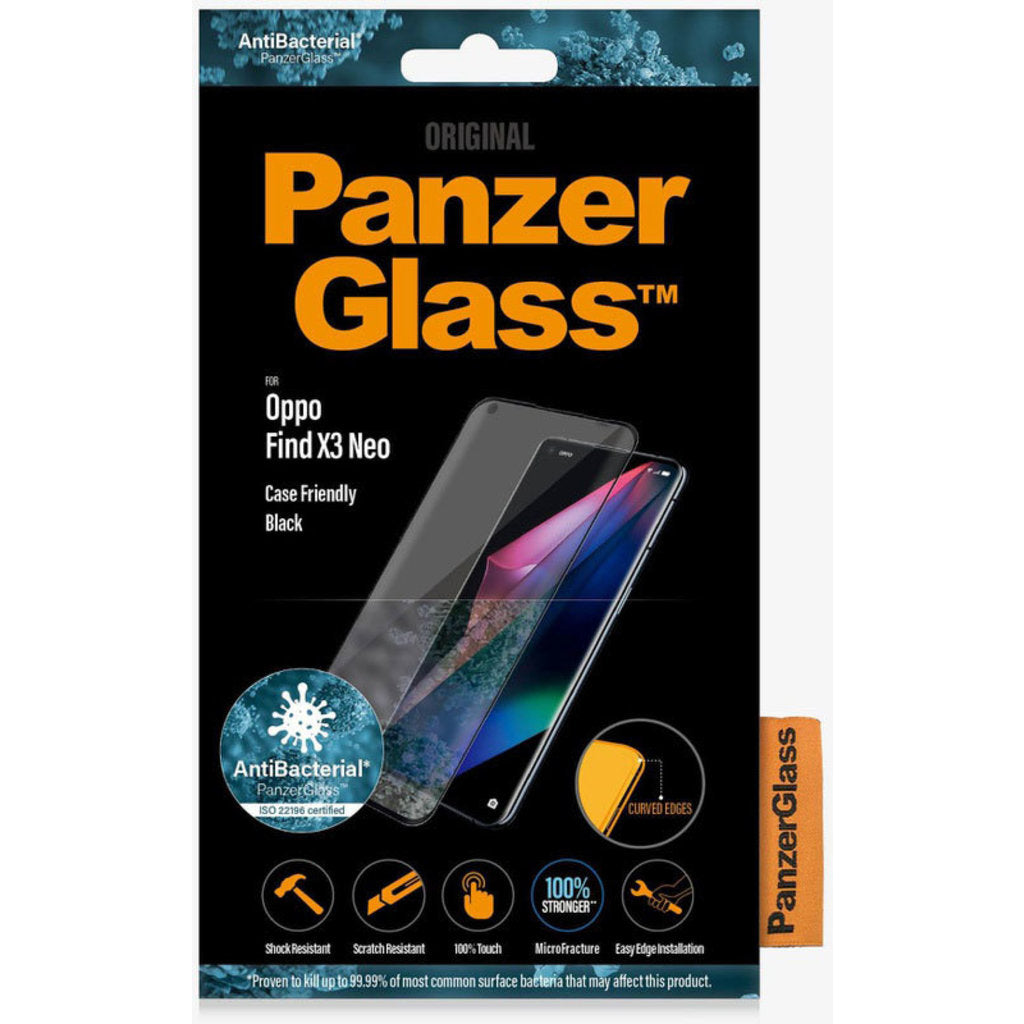 PanzerGlass Oppo Find X3 Neo/Find X5 Black CF Super+ Glass AB