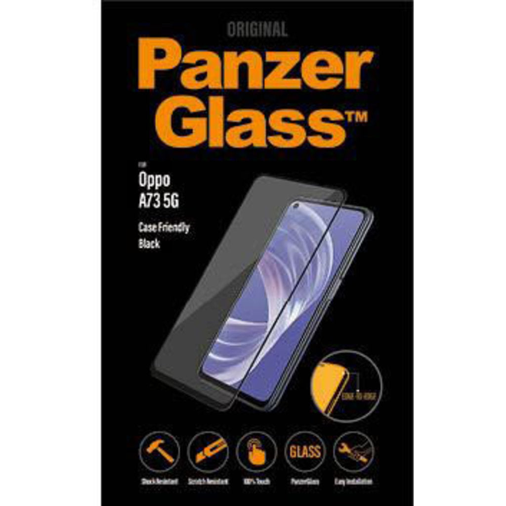 PanzerGlass Oppo A73 5G Black CF Super+ Glass