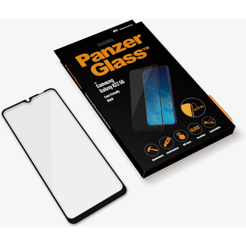 PanzerGlass Samsung Galaxy A22 (5G) (2021) Black CF Super+ Glass