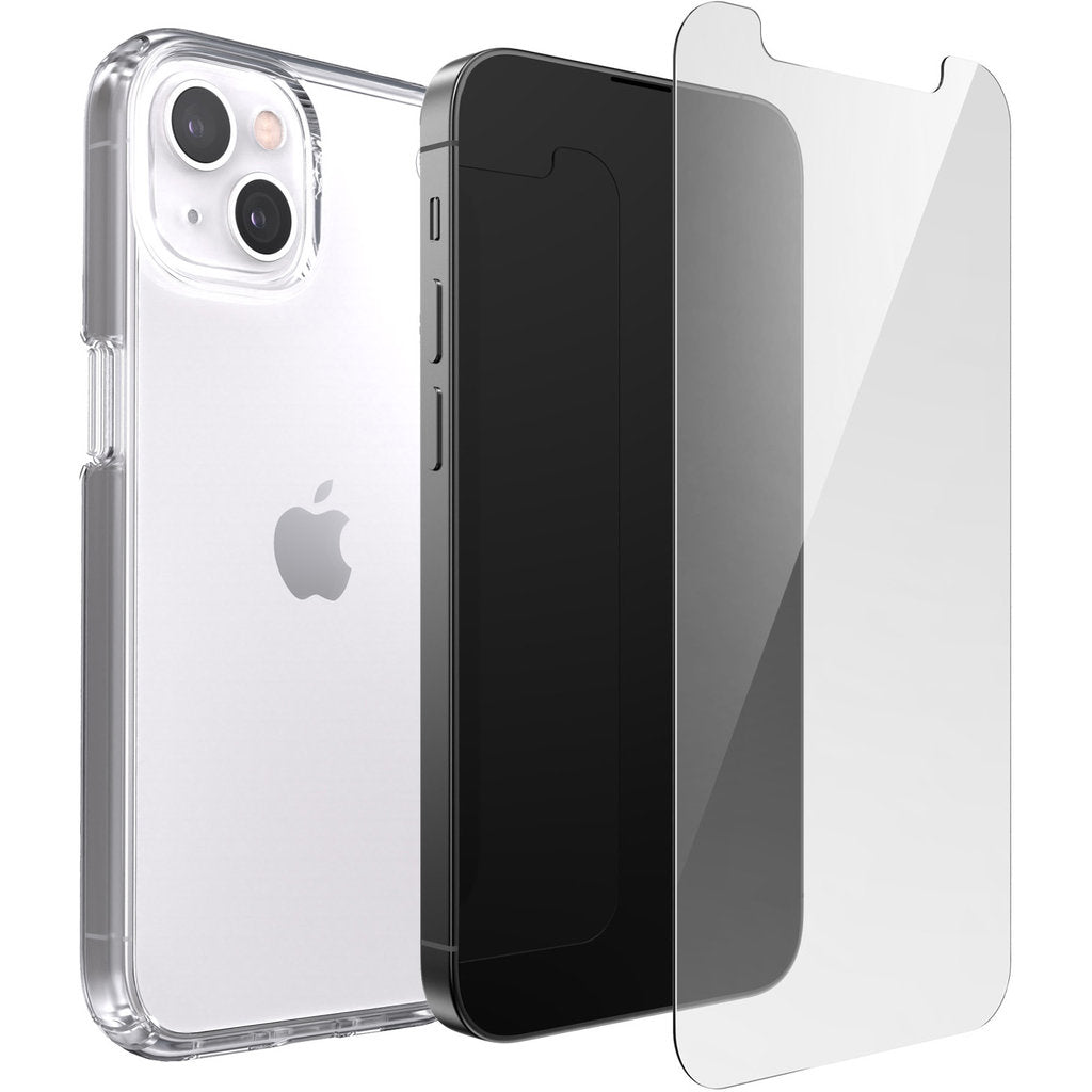 Speck Presidio Perfect Clear + Shieldview Bundle Apple iPhone 13 Mini - with Microban