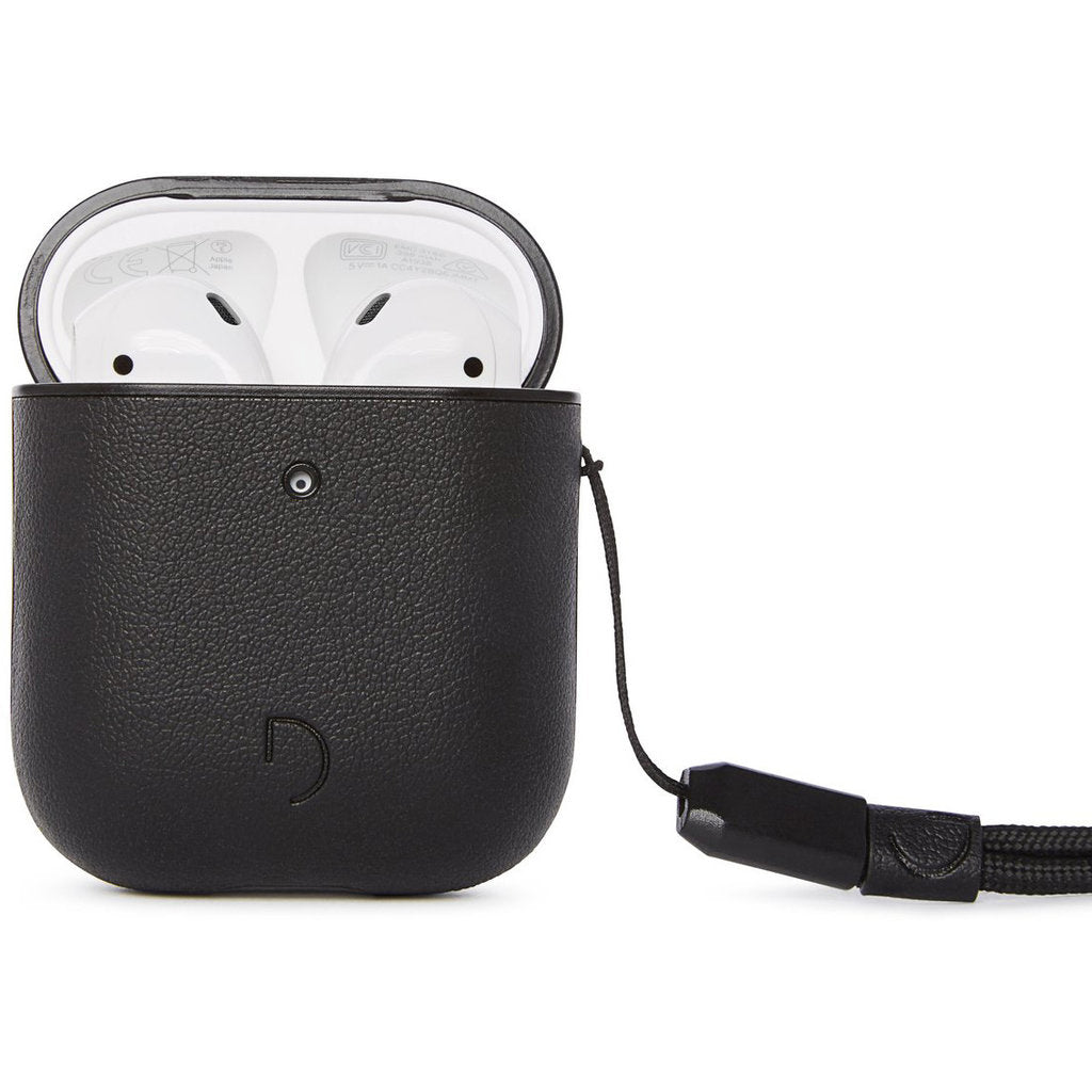 Decoded Leather Aircase2 Airpods Gen 1/2 Black