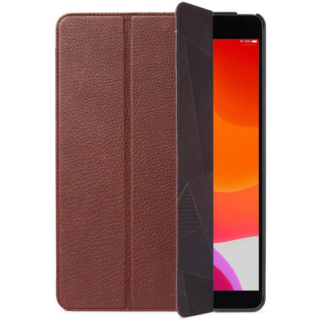 Decoded Leather Slim Cover Apple iPad 10.2 inch (2019/2020/2021) Cinnamon Brown
