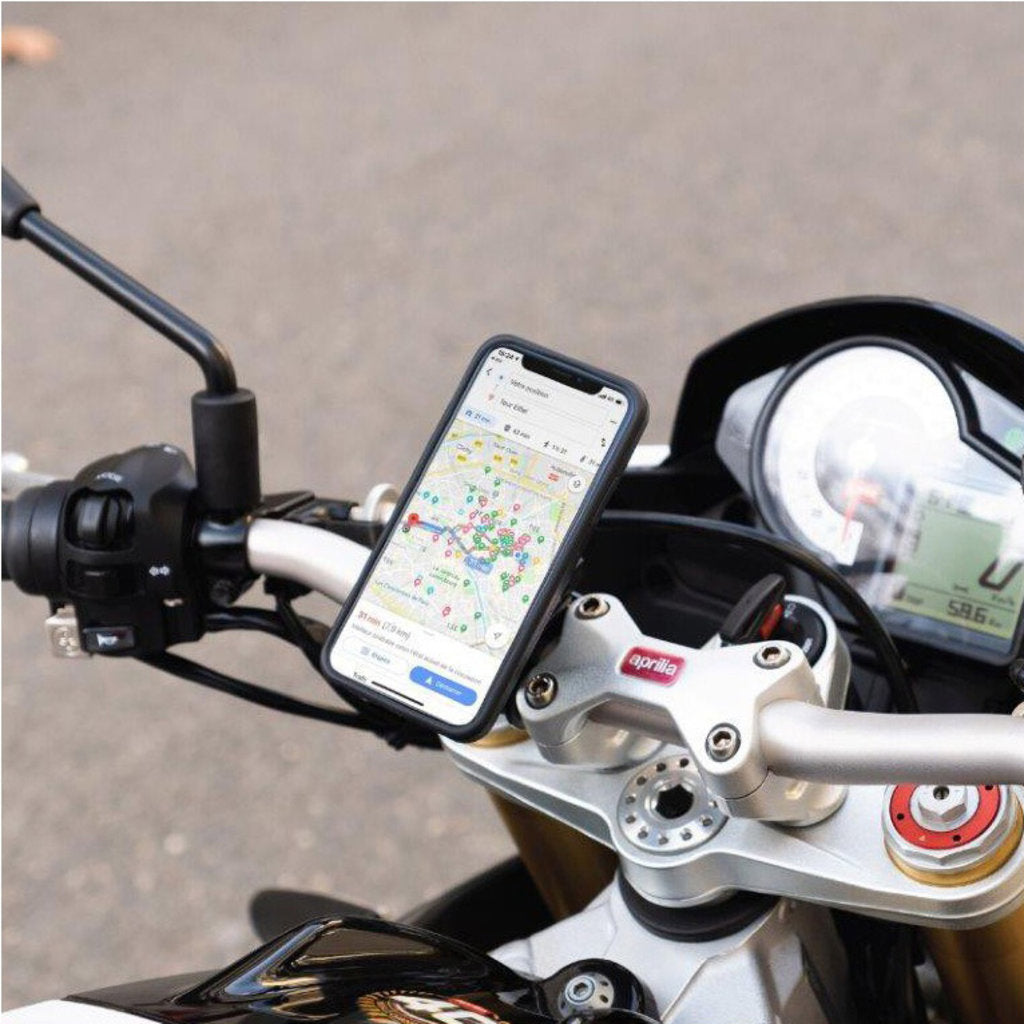 Tigra FitClic Neo Motorcycle Kit for Apple iPhone 14/13/13 Pro