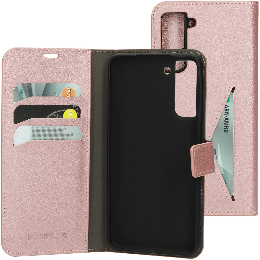 Mobiparts Classic Wallet Case Samsung Galaxy S21 FE (2022) Pink