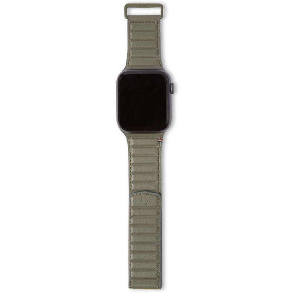 Decoded Leather Magnetic Traction Strap Olive - 42mm / 44mm / 45mm