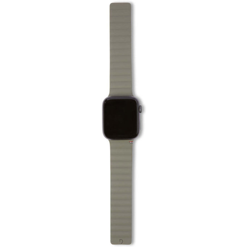 Decoded Silicone Magnetic Traction Strap Lite Olive - 42mm / 44mm / 45mm