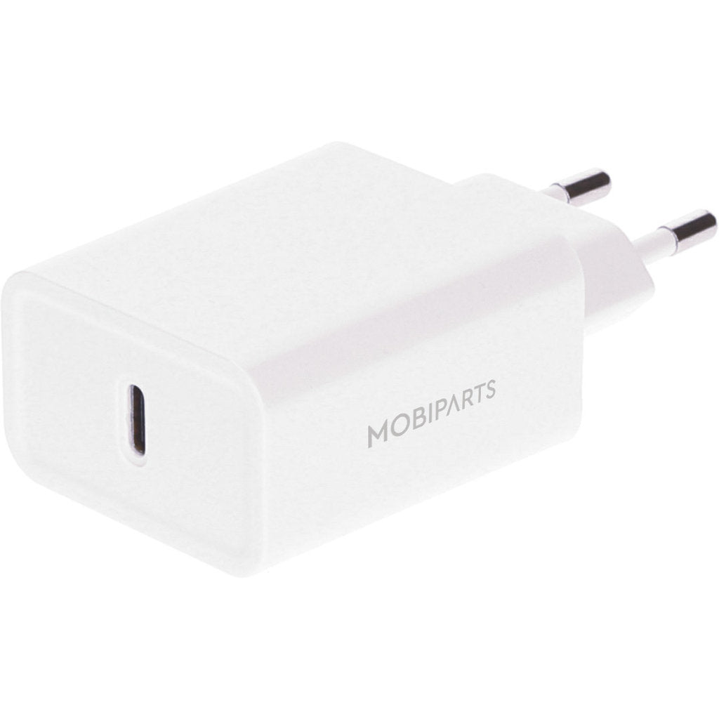 Mobiparts Wall Charger USB-C 30w White (with PD)