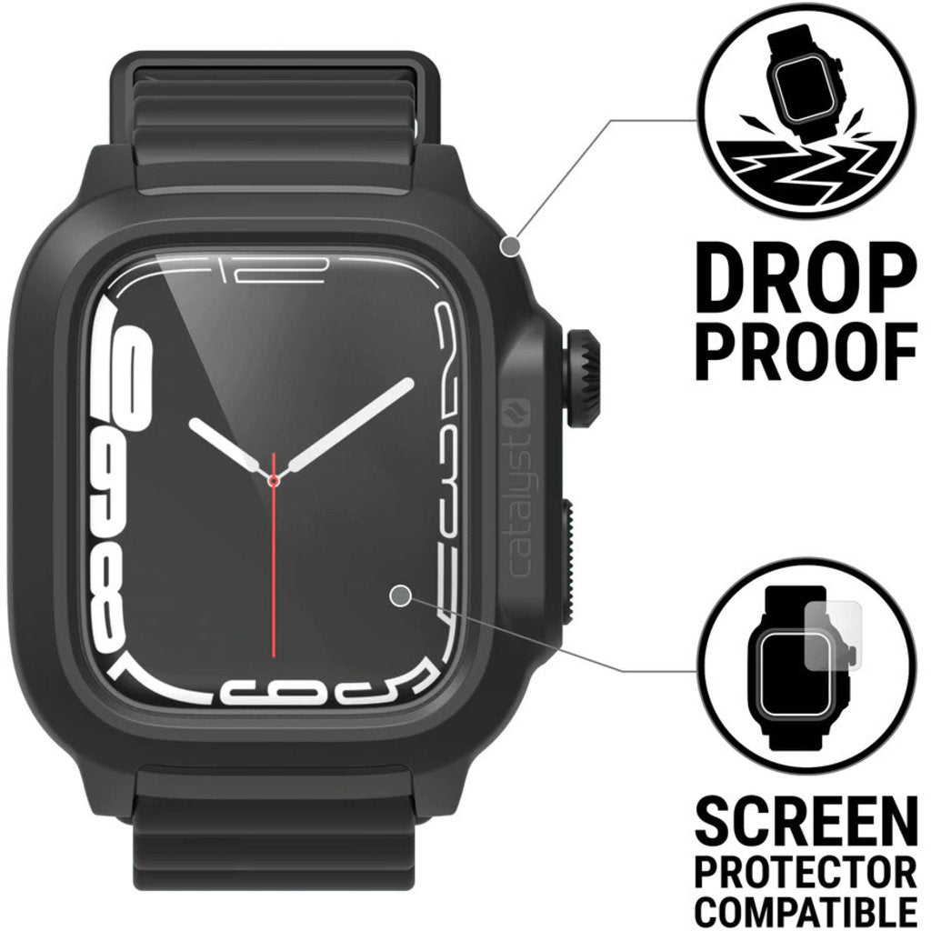 Catalyst Waterproof Case Apple Watch Series 7/8 45mm Black