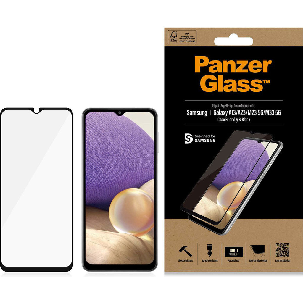 PanzerGlass Samsung Galaxy A13/A23 5G (2022) Black CF Super+ Glass