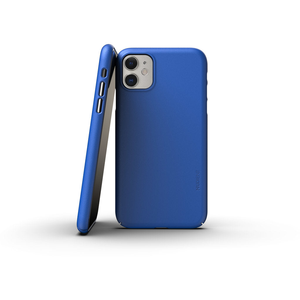 Nudient Thin Precise Case Apple iPhone 11 V3 Blueprint Blue