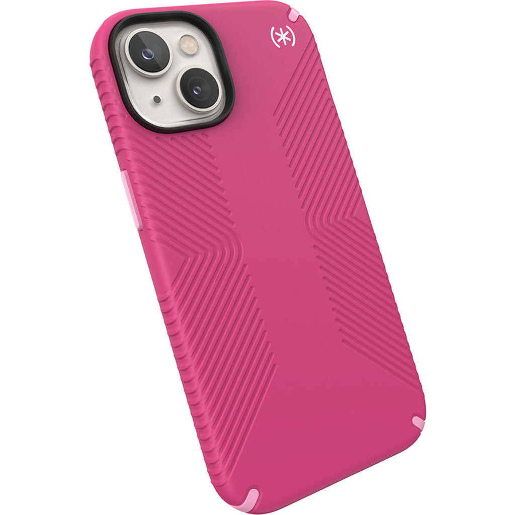 Speck Presidio2 Grip + MS Apple iPhone 14 Digital Pink -  with Microban
