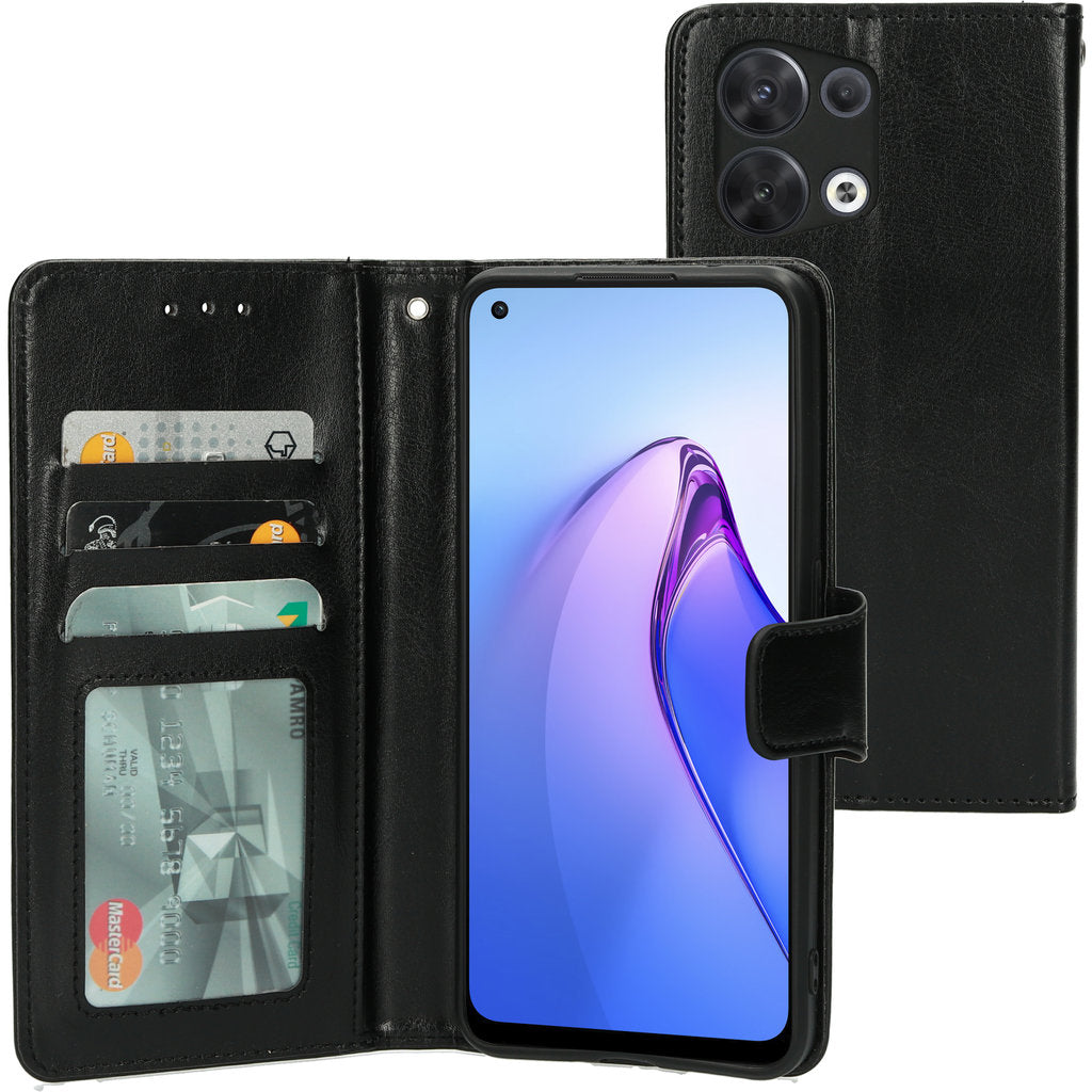 Mobiparts Classic Wallet Case Oppo Reno8 5G Black