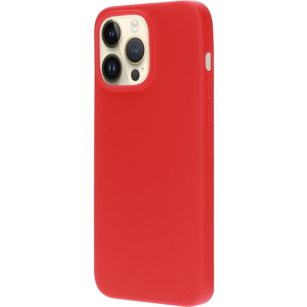 Mobiparts Silicone Cover Apple iPhone 14 Pro Max Scarlet Red