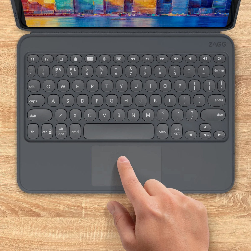 ZAGG Pro Keys Keyboard Case Apple iPad 10.2 (2019/2020/2021) Black/Grey with Trackpad