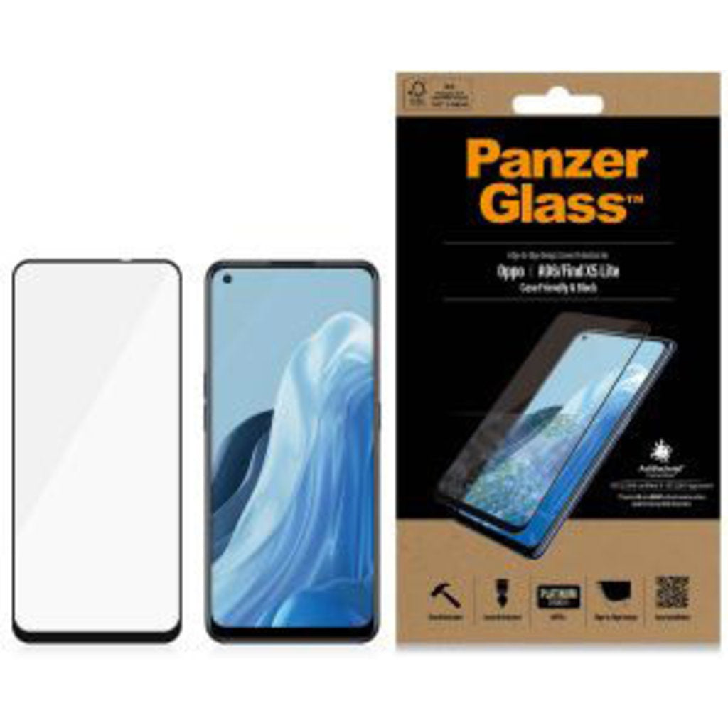 PanzerGlass Oppo Find X5 Lite Black CF Super+ Glass AB