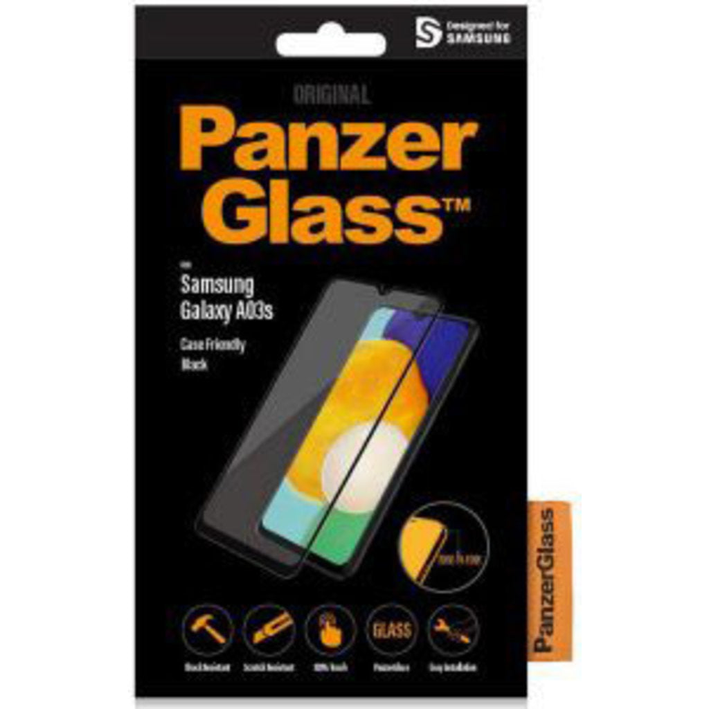 PanzerGlass Samsung Galaxy A03s/A03 Black CF Super + Glass
