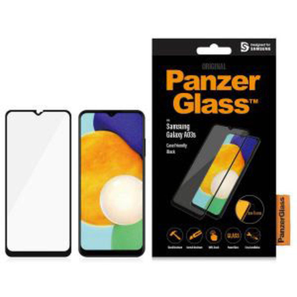 PanzerGlass Samsung Galaxy A03s/A03 Black CF Super + Glass