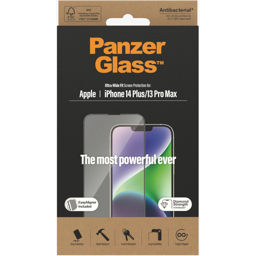 PanzerGlass Apple iPhone 14 Plus/13 Pro Max Black CF Super+ Glass AB with EasyAligner