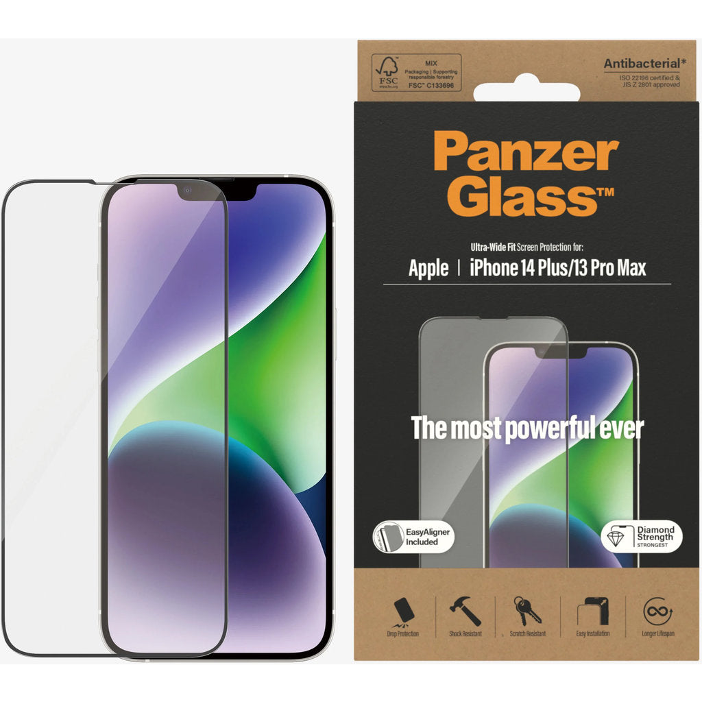 PanzerGlass Apple iPhone 14 Plus/13 Pro Max Black CF Super+ Glass AB with EasyAligner
