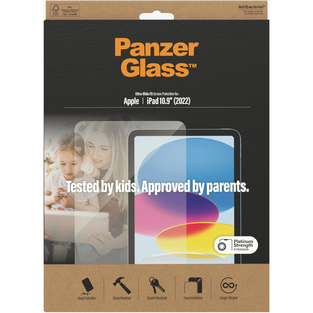 PanzerGlass Apple iPad 10.9 (2022) Ultra-Wide Fit AB Glass