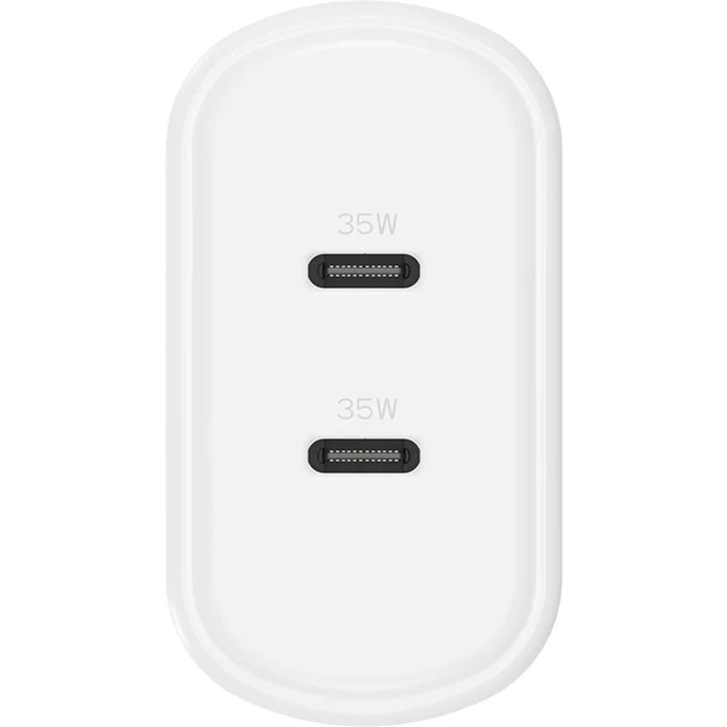Cygnett Powerplus 35W Dual USB-C Charger White