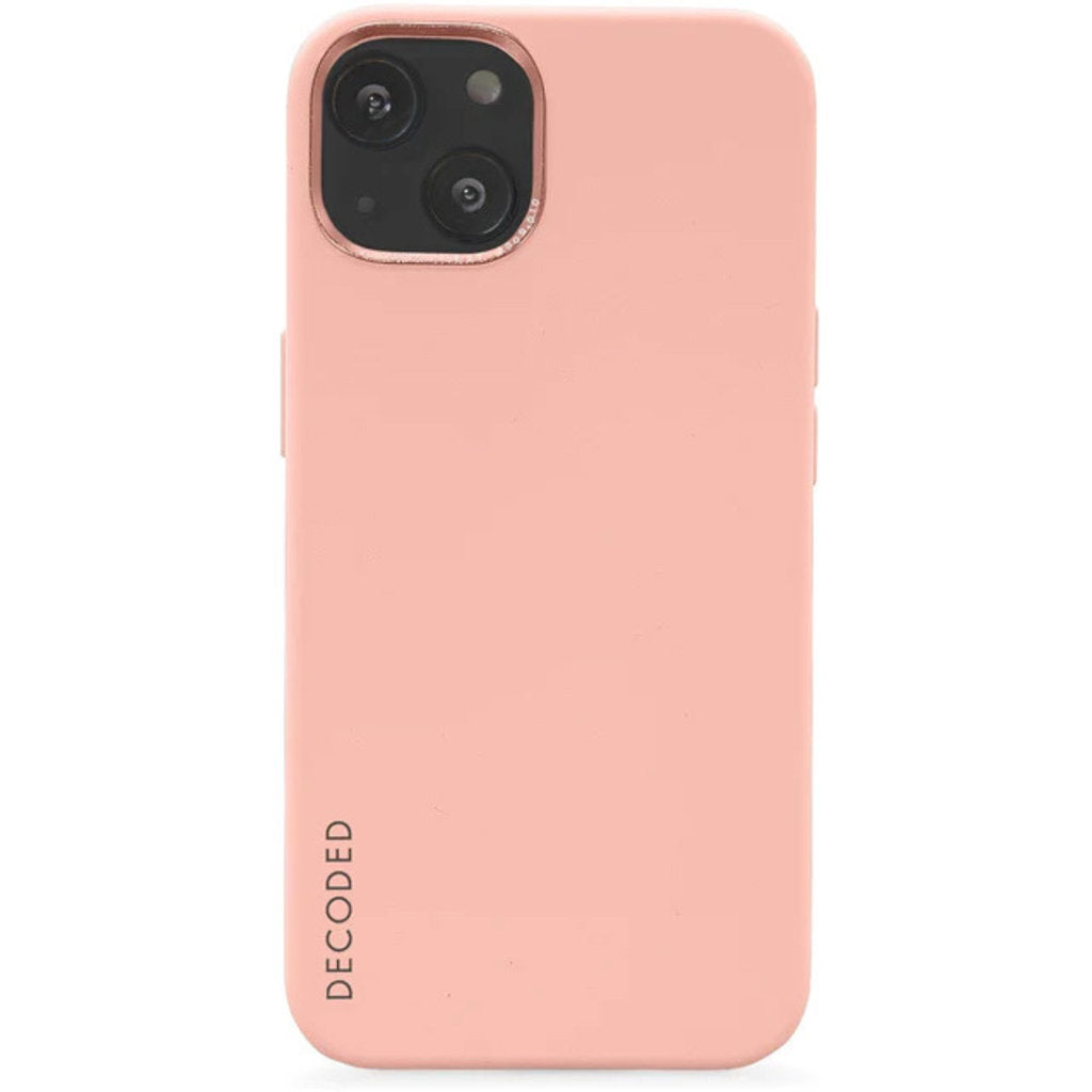 Decoded Silicone Backcover Apple iPhone 13 Peach