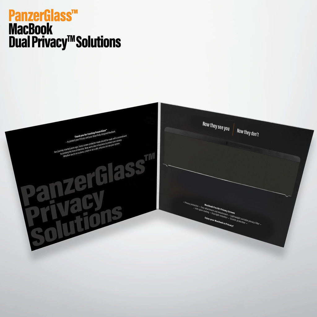 PanzerGlass Apple MacBook Pro/Air Dual Privacy Filter 12"
