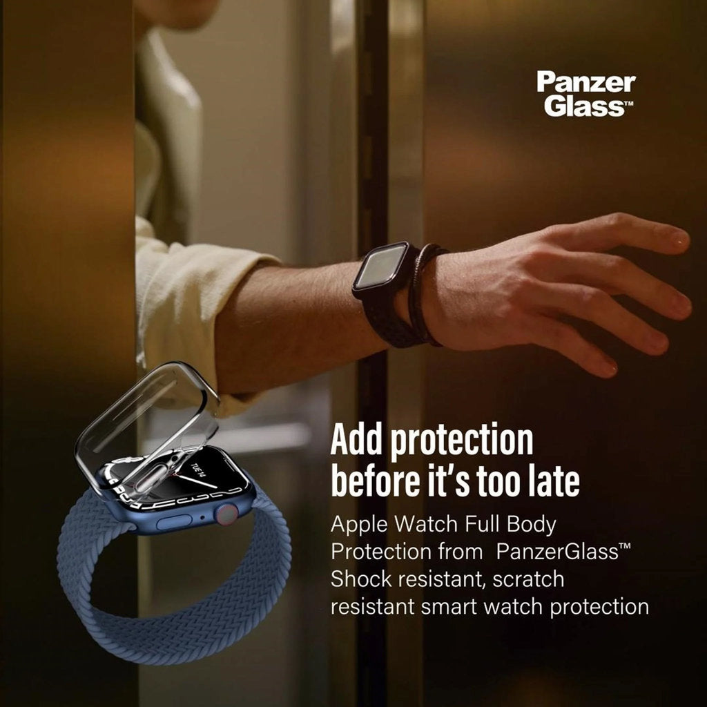 PanzerGlass Full Body Apple Watch 4/5/6/SE (44 mm) - Black Anti-Bacterial